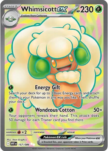 Whimsicott ex (157/086) [Scarlet & Violet: White Flare] | Gear Gaming Fayetteville