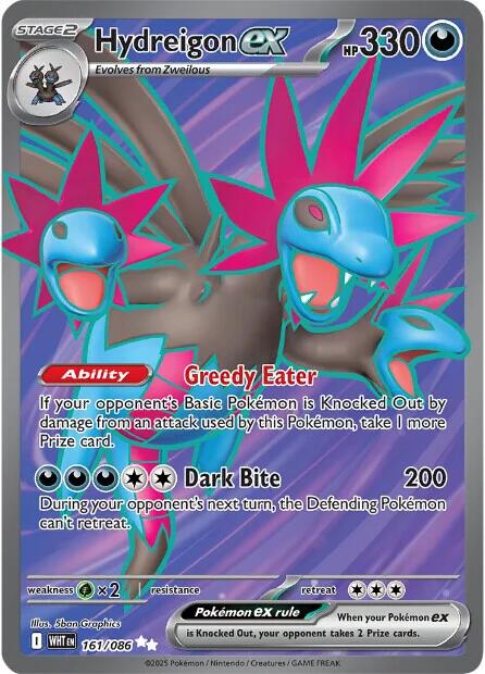 Hydreigon ex (161/086) [Scarlet & Violet: White Flare] | Gear Gaming Fayetteville