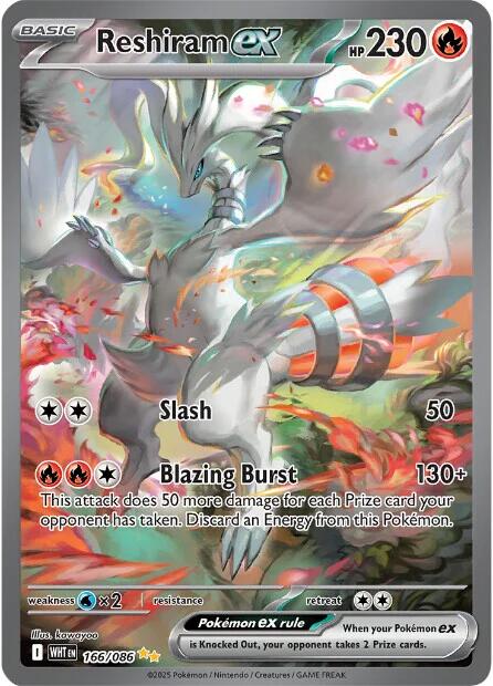 Reshiram ex (166/086) [Scarlet & Violet: White Flare] | Gear Gaming Fayetteville