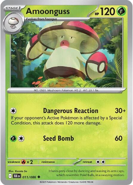 Amoonguss (011/086) [Scarlet & Violet: Black Bolt] | Gear Gaming Fayetteville