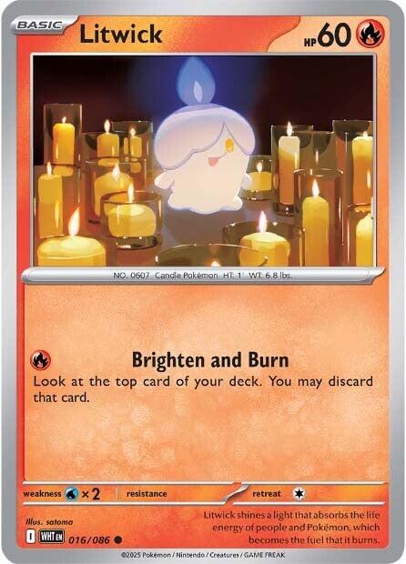 Litwick (016/086) [Scarlet & Violet: White Flare] | Gear Gaming Fayetteville