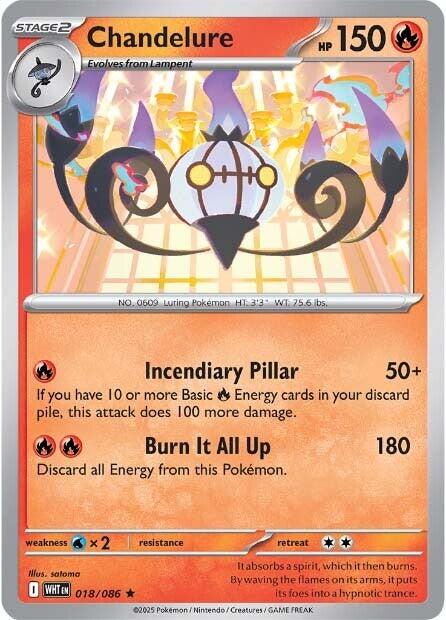 Chandelure (018/086) [Scarlet & Violet: White Flare] | Gear Gaming Fayetteville