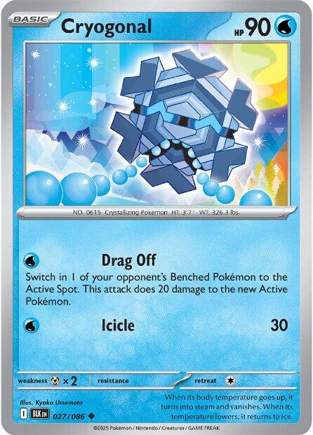 Cryogonal (027/086) [Scarlet & Violet: Black Bolt] | Gear Gaming Fayetteville