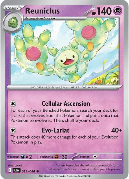 Reuniclus (039/086) [Scarlet & Violet: Black Bolt] | Gear Gaming Fayetteville