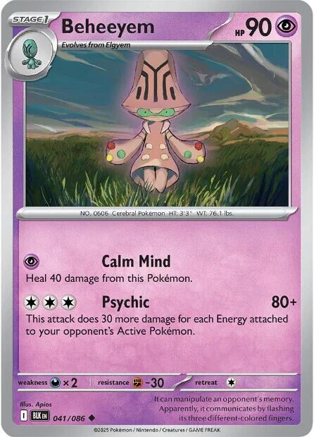 Beheeyem (041/086) [Scarlet & Violet: Black Bolt] | Gear Gaming Fayetteville