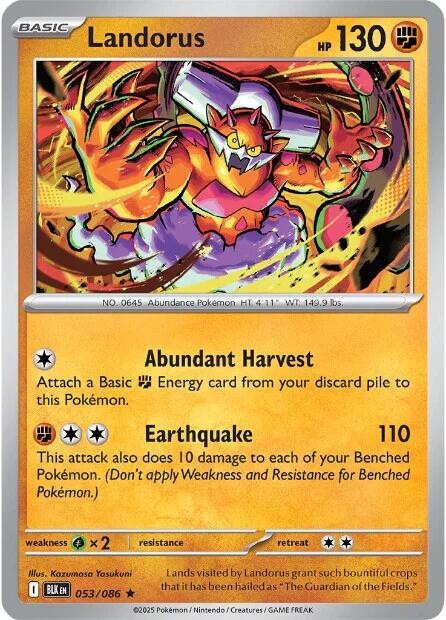 Landorus (053/086) [Scarlet & Violet: Black Bolt] | Gear Gaming Fayetteville