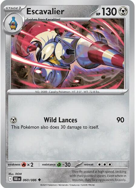Escavalier (060/086) [Scarlet & Violet: Black Bolt] | Gear Gaming Fayetteville
