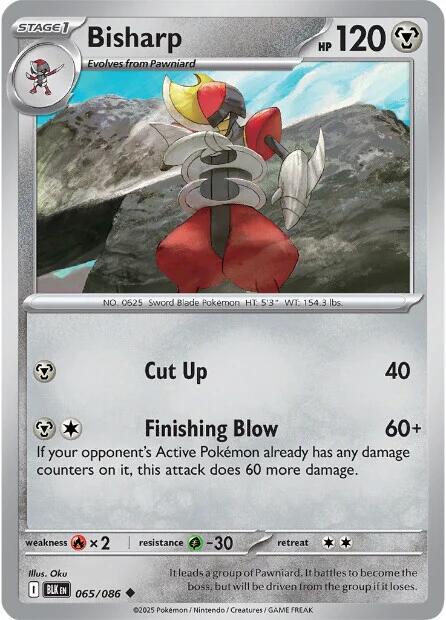 Bisharp (065/086) [Scarlet & Violet: Black Bolt] | Gear Gaming Fayetteville