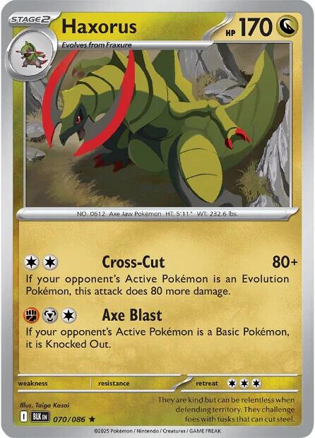 Haxorus (070/086) [Scarlet & Violet: Black Bolt] | Gear Gaming Fayetteville