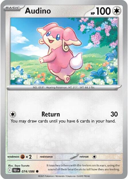 Audino (074/086) [Scarlet & Violet: Black Bolt] | Gear Gaming Fayetteville