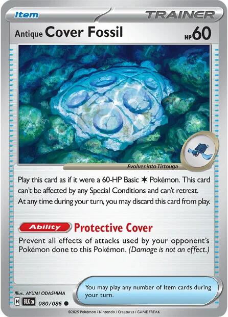 Antique Cover Fossil (080/086) [Scarlet & Violet: Black Bolt] | Gear Gaming Fayetteville