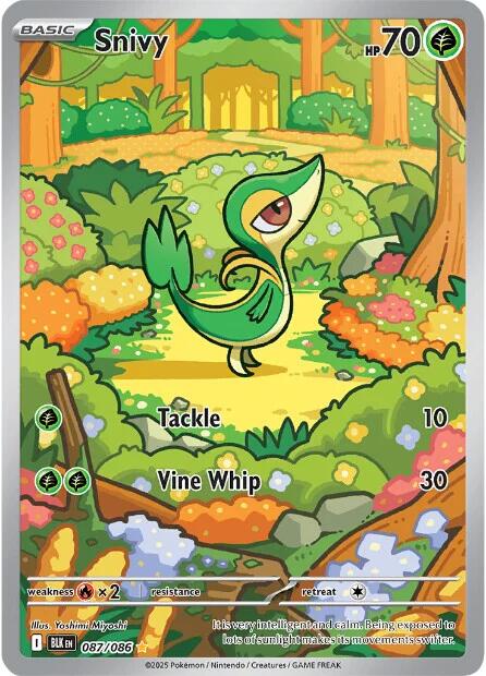 Snivy (087/086) [Scarlet & Violet: Black Bolt] | Gear Gaming Fayetteville