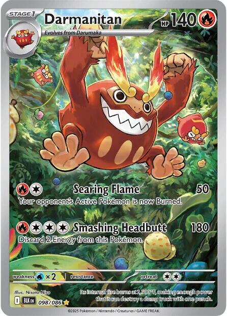 Darmanitan (098/086) [Scarlet & Violet: Black Bolt] | Gear Gaming Fayetteville