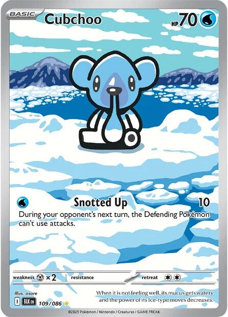Cubchoo (109/086) [Scarlet & Violet: Black Bolt] | Gear Gaming Fayetteville