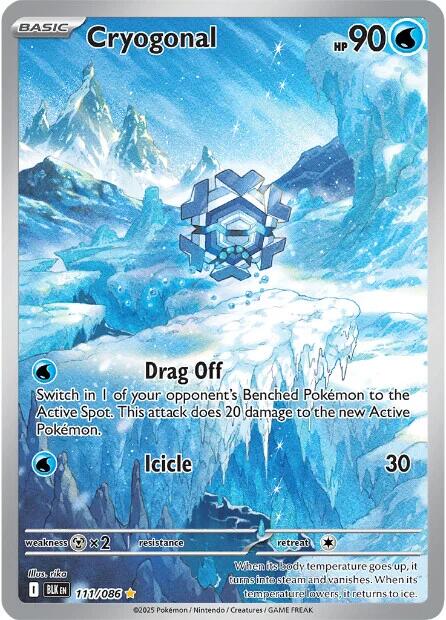 Cryogonal (111/086) [Scarlet & Violet: Black Bolt] | Gear Gaming Fayetteville