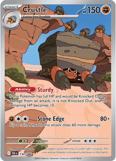 Crustle (130/086) [Scarlet & Violet: Black Bolt] | Gear Gaming Fayetteville