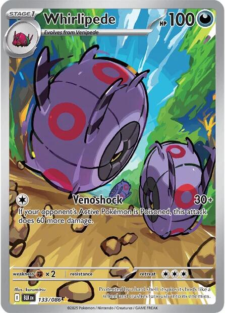 Whirlipede (133/086) [Scarlet & Violet: Black Bolt] | Gear Gaming Fayetteville