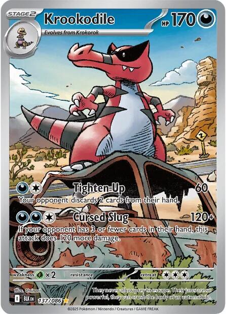 Krookodile (137/086) [Scarlet & Violet: Black Bolt] | Gear Gaming Fayetteville