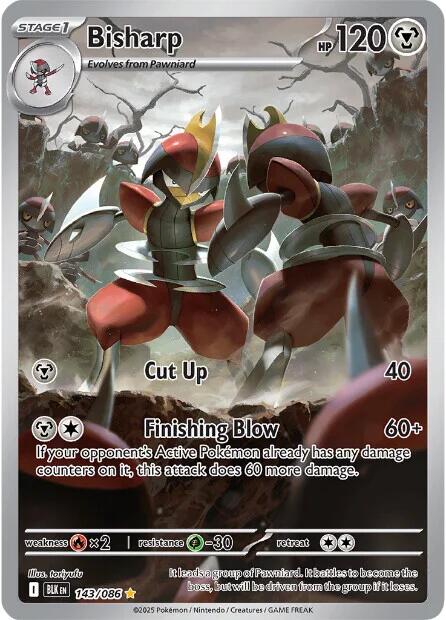 Bisharp (143/086) [Scarlet & Violet: Black Bolt] | Gear Gaming Fayetteville