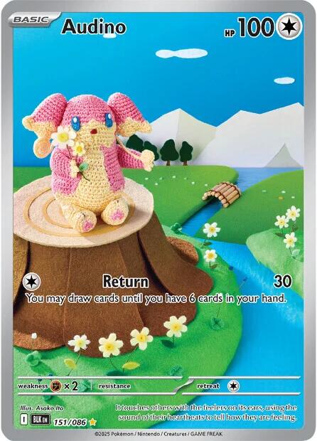 Audino (151/086) [Scarlet & Violet: Black Bolt] | Gear Gaming Fayetteville