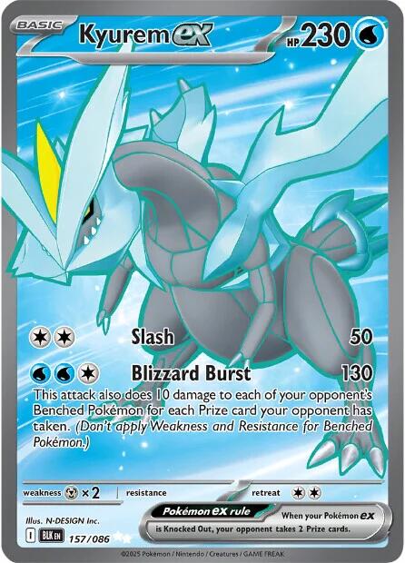 Kyurem ex (157/086) [Scarlet & Violet: Black Bolt] | Gear Gaming Fayetteville
