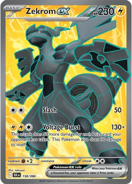 Zekrom ex (158/086) [Scarlet & Violet: Black Bolt] | Gear Gaming Fayetteville