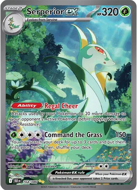 Serperior ex (164/086) [Scarlet & Violet: Black Bolt] | Gear Gaming Fayetteville