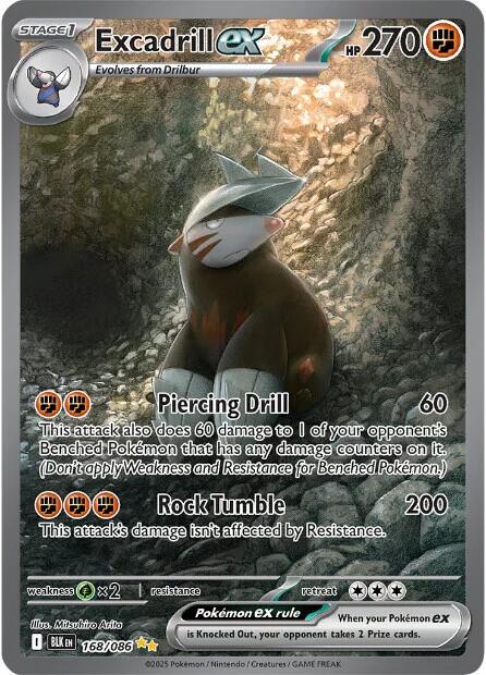 Excadrill ex (168/086) [Scarlet & Violet: Black Bolt] | Gear Gaming Fayetteville