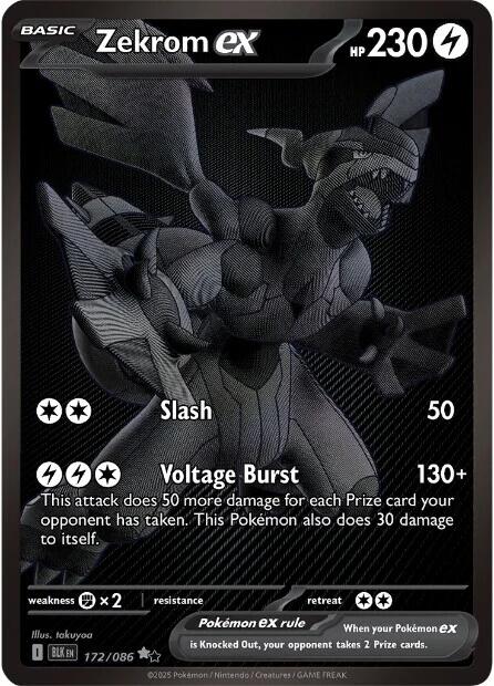 Zekrom ex (172/086) [Scarlet & Violet: Black Bolt] | Gear Gaming Fayetteville