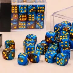 (Orange + Blue) 12mm D6 block of 36 dice | Gear Gaming Fayetteville