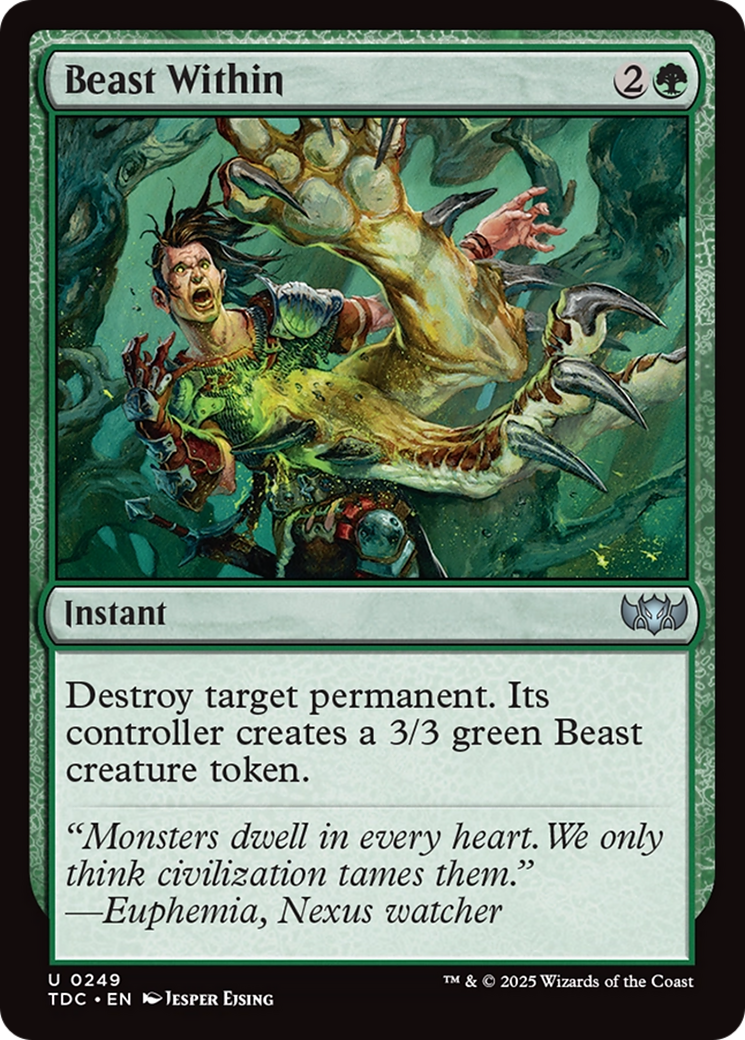Beast Within [Tarkir: Dragonstorm Commander] | Gear Gaming Fayetteville