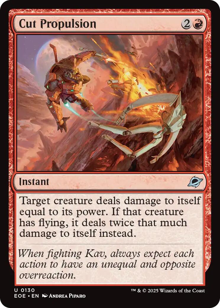 Cut Propulsion [Edge of Eternities] | Gear Gaming Fayetteville
