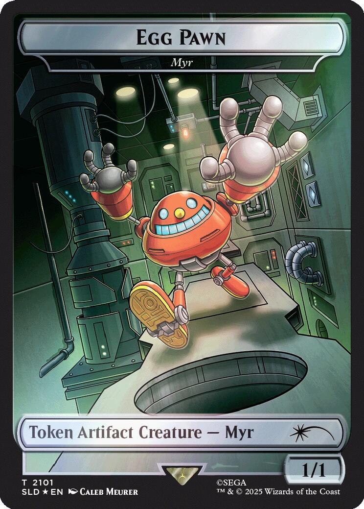 Egg Pawn - Myr Token (Rainbow Foil) [Secret Lair Drop Series] | Gear Gaming Fayetteville