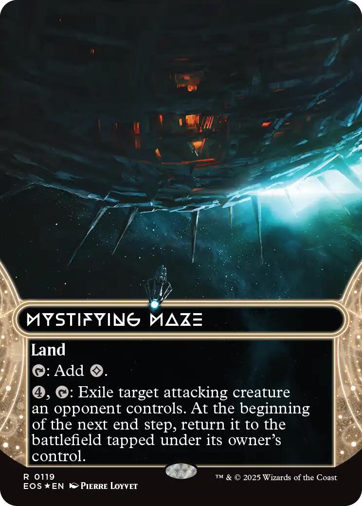 Mystifying Maze (0119) (Borderless) (Galaxy Foil) [Edge of Eternities: Stellar Sights] | Gear Gaming Fayetteville