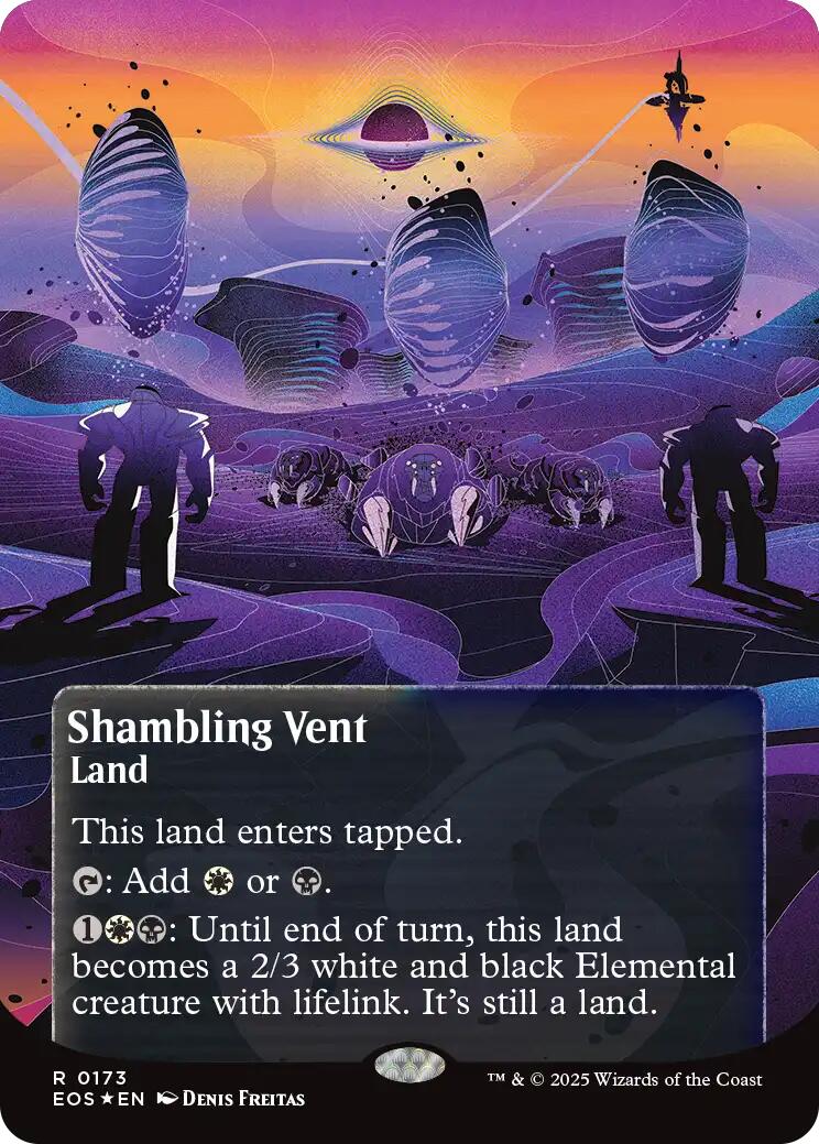 Shambling Vent (0173) (Borderless) (Galaxy Foil) [Edge of Eternities: Stellar Sights] | Gear Gaming Fayetteville