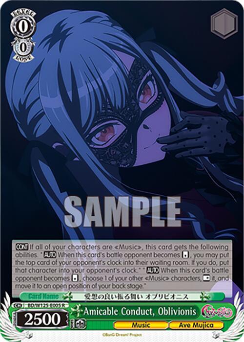 Amicable Conduct, Oblivionis - [MyGO!!!!! x Ave Mujica] | Gear Gaming Fayetteville