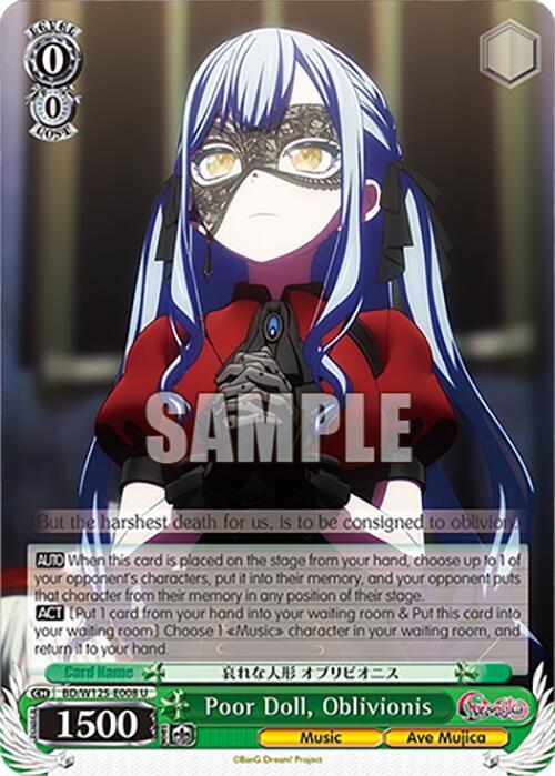 Poor Doll, Oblivionis - [MyGO!!!!! x Ave Mujica] | Gear Gaming Fayetteville