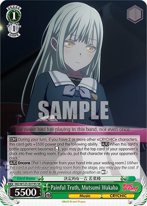 Painful Truth, Mutsumi Wakaba (SR) - [MyGO!!!!! x Ave Mujica] | Gear Gaming Fayetteville