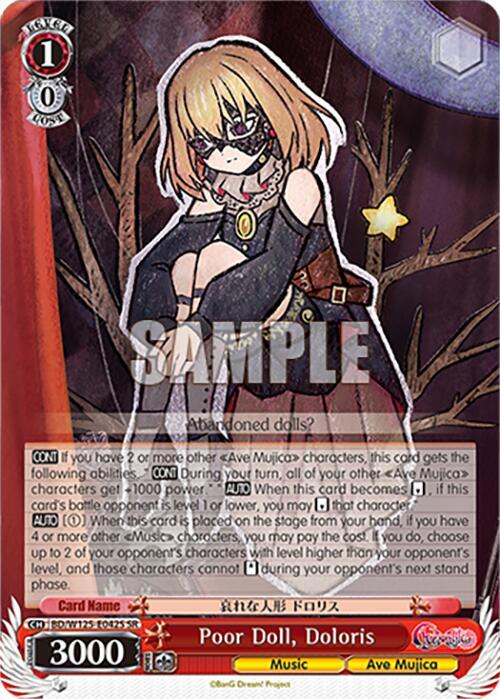 Poor Doll, Doloris (SR) - [MyGO!!!!! x Ave Mujica] | Gear Gaming Fayetteville