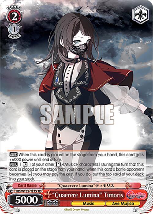 "Quaerere Lumina" Timoris - [MyGO!!!!! x Ave Mujica] | Gear Gaming Fayetteville