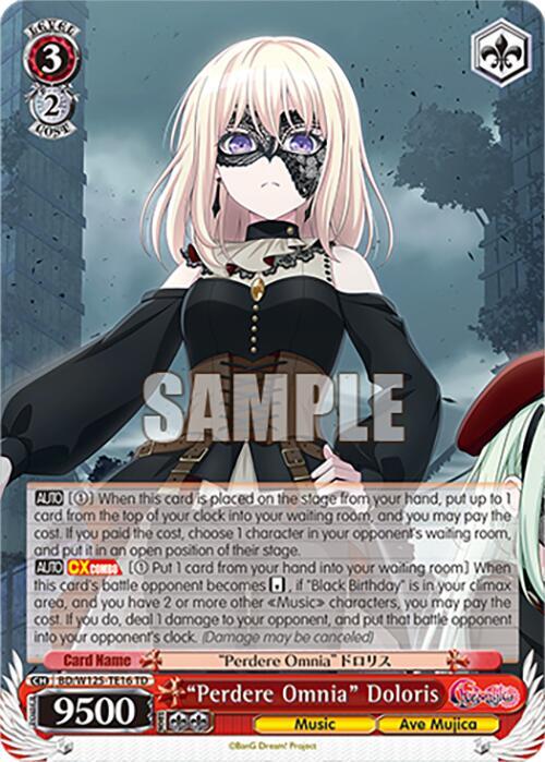 "Perdere Omnia" Doloris - [MyGO!!!!! x Ave Mujica] | Gear Gaming Fayetteville