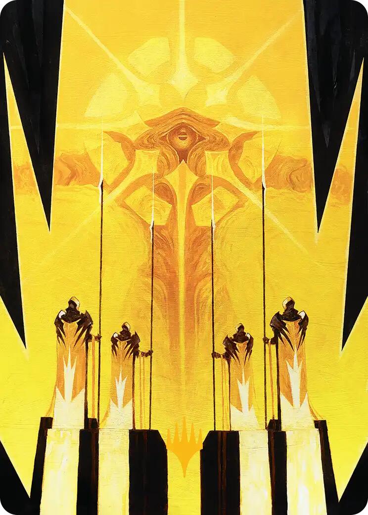 Hardlight Containment Art Card (Gold-Stamped Planeswalker Symbol) [Edge of Eternities Art Series] | Gear Gaming Fayetteville