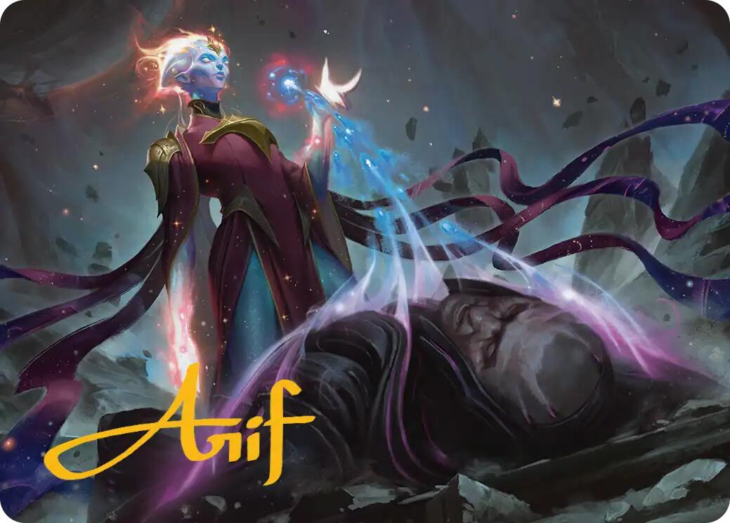 Lightstall Inquisitor Art Card (Gold-Stamped Signature) [Edge of Eternities Art Series] | Gear Gaming Fayetteville