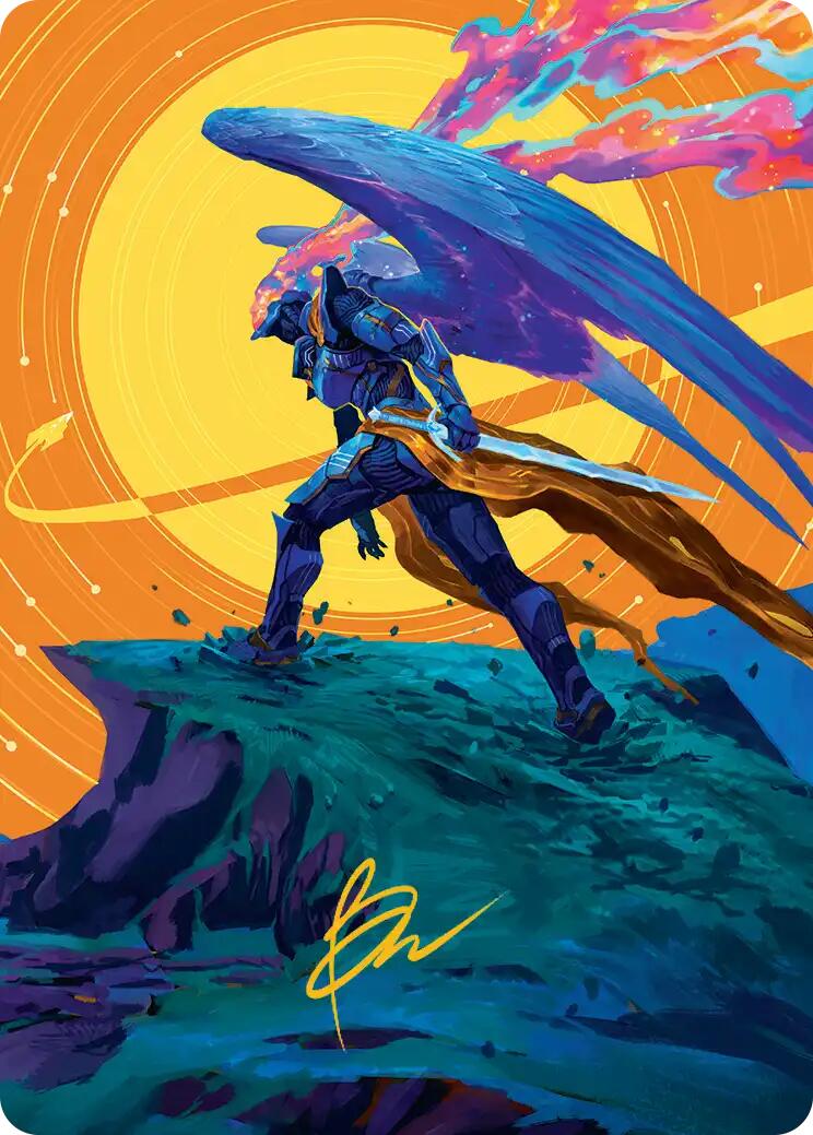 Astelli Reclaimer Art Card (Gold-Stamped Signature) [Edge of Eternities Art Series] | Gear Gaming Fayetteville