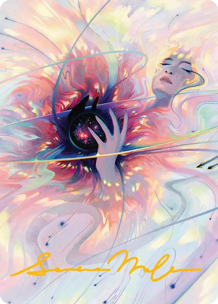 Beyond the Quiet Art Card (Gold-Stamped Signature) [Edge of Eternities Art Series] | Gear Gaming Fayetteville