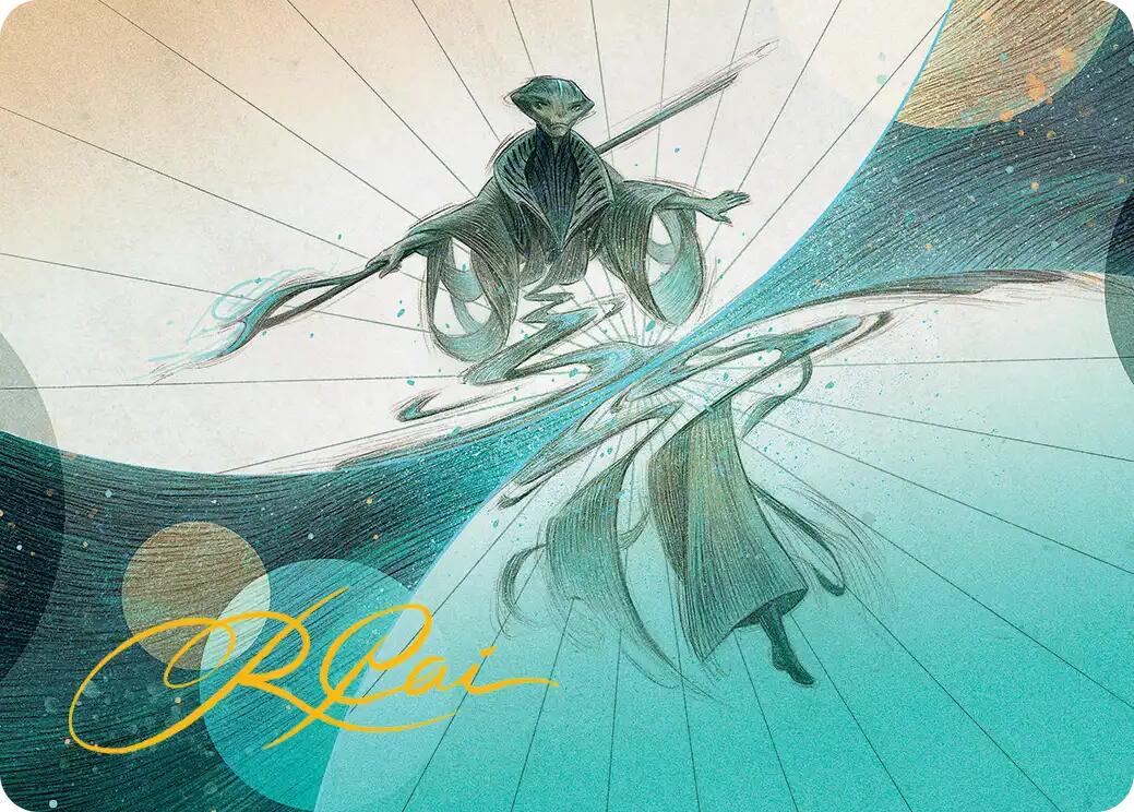 Weftwalking Art Card (Gold-Stamped Signature) [Edge of Eternities Art Series] | Gear Gaming Fayetteville