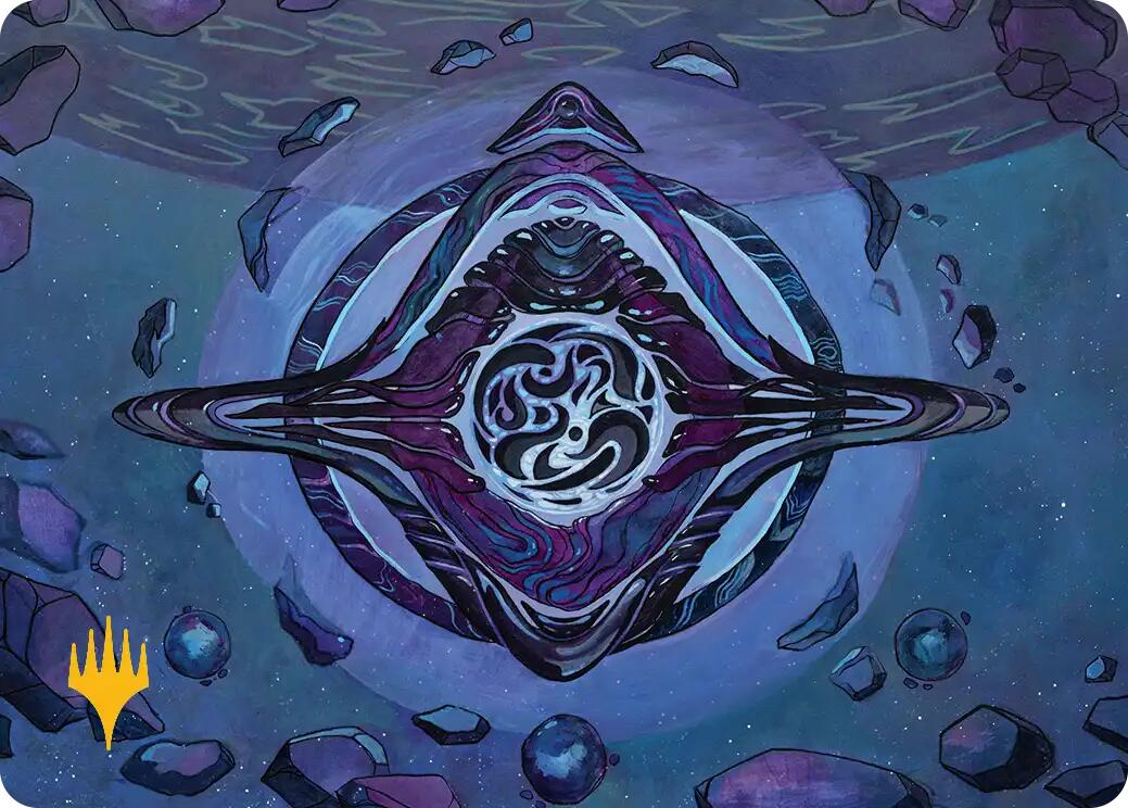 Archenemy's Charm Art Card (Gold-Stamped Planeswalker Symbol) [Edge of Eternities Art Series] | Gear Gaming Fayetteville