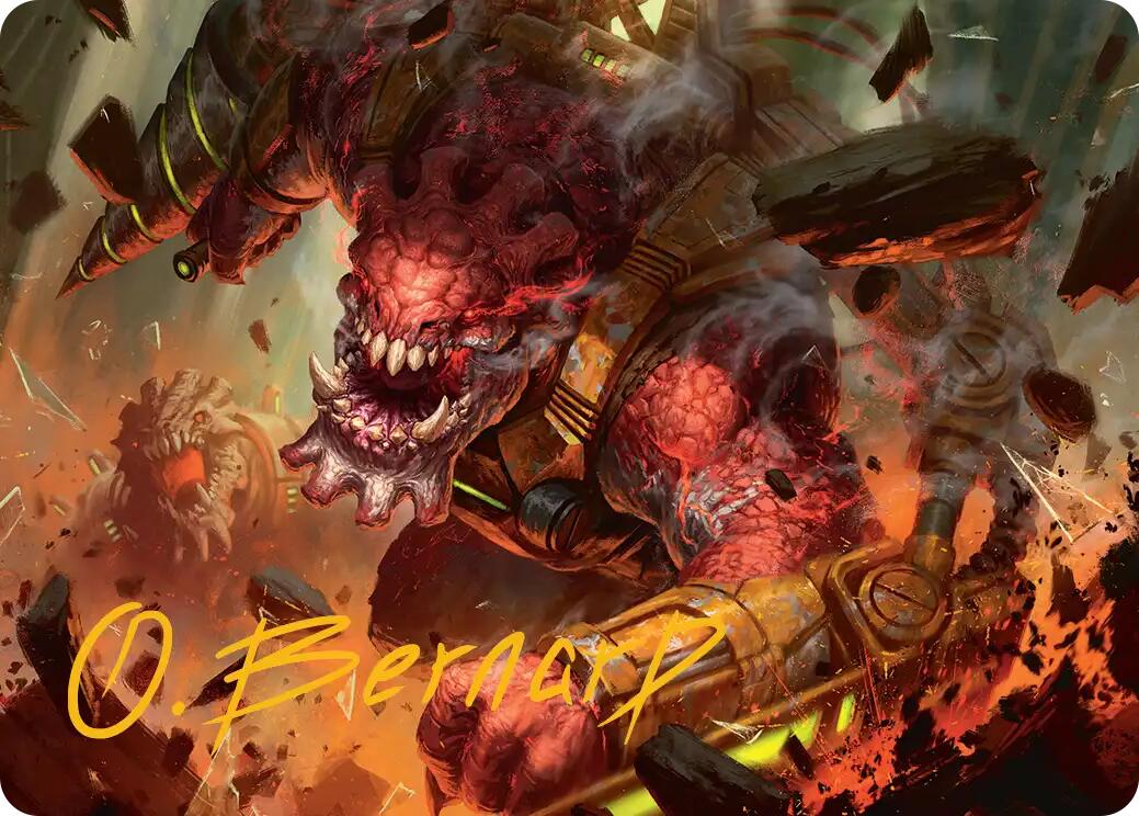 Full Bore Art Card (Gold-Stamped Signature) [Edge of Eternities Art Series] | Gear Gaming Fayetteville