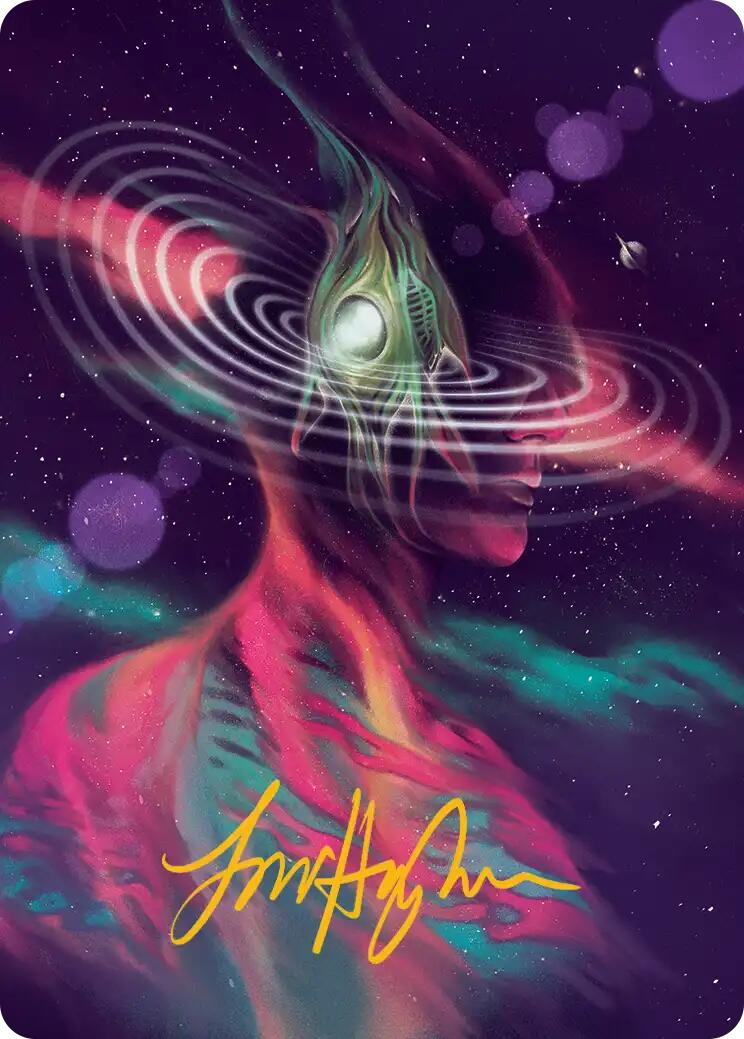Terrasymbiosis Art Card (Gold-Stamped Signature) [Edge of Eternities Art Series] | Gear Gaming Fayetteville