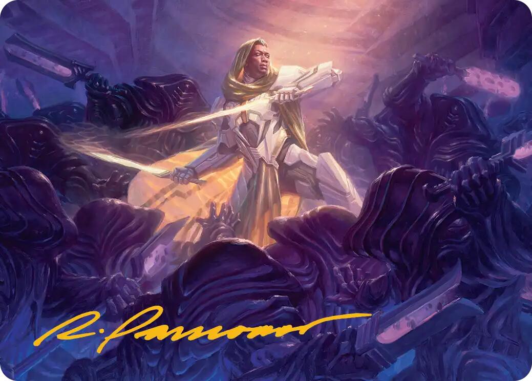 Syr Vondam, Sunstar Exemplar Art Card (Gold-Stamped Signature) [Edge of Eternities Art Series] | Gear Gaming Fayetteville
